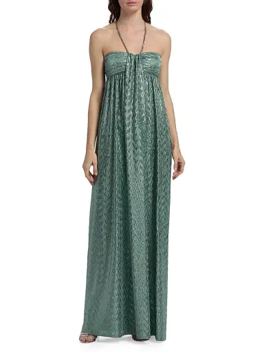 Sabina Musáyev Women's Bruna Strapless Gown - Smoked Sage | Thumbnail 3 Sabina Musáyev Women's Bruna Strapless Gown - Smoked Sage | Thumbnail 3