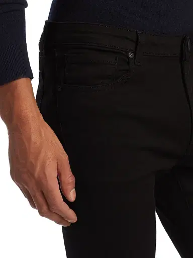 MONFRÈRE Men's Greyson Stretch Japanese Skinny Jeans - Noir | Thumbnail 6 MONFRÈRE Men's Greyson Stretch Japanese Skinny Jeans - Noir | Thumbnail 6
