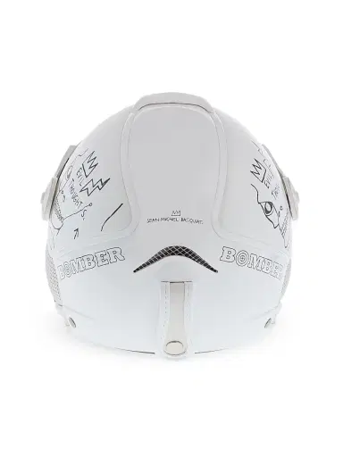 Bomber Ski Basquiat Evil Thoughts White Helmet - White | Thumbnail 2 Bomber Ski Basquiat Evil Thoughts White Helmet - White | Thumbnail 2