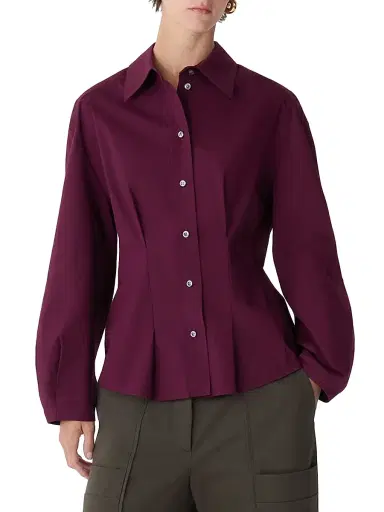 CALLAS MILANO Women's Lucia Lantern Sleeve Shirt - Violet - Size 10 | Thumbnail 2 CALLAS MILANO Women's Lucia Lantern Sleeve Shirt - Violet - Size 10 | Thumbnail 2