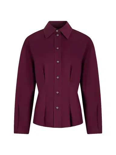 CALLAS MILANO Women's Lucia Lantern Sleeve Shirt - Violet - Size 10 | Thumbnail 1 CALLAS MILANO Women's Lucia Lantern Sleeve Shirt - Violet - Size 10 | Thumbnail 1