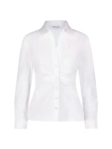 CALLAS MILANO Women's Savil - Stretch Poplin Shirt - White - Size 12 | Thumbnail 1 CALLAS MILANO Women's Savil - Stretch Poplin Shirt - White - Size 12 | Thumbnail 1