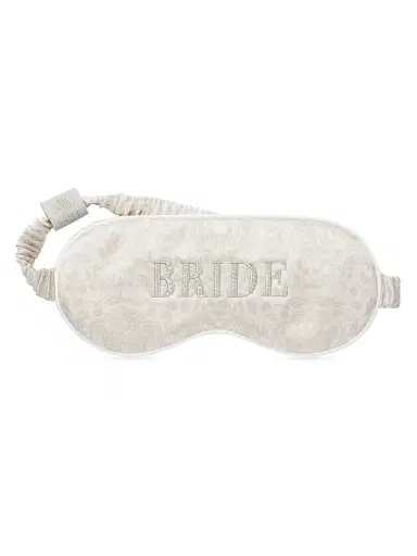 slip Women's Bride Silk Sleep Mask - Bride | Thumbnail 2 slip Women's Bride Silk Sleep Mask - Bride | Thumbnail 2