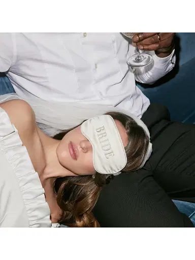 slip Women's Bride Silk Sleep Mask - Bride | Thumbnail 5 slip Women's Bride Silk Sleep Mask - Bride | Thumbnail 5