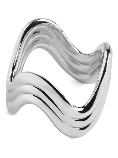 L'Objet Ripple 4-Piece Napkin Ring Set | Thumbnail 2 L'Objet Ripple 4-Piece Napkin Ring Set | Thumbnail 2