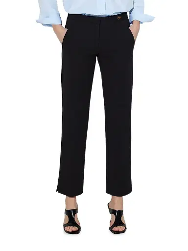 Callas Milano Women's Charlotte Stretch Jersey Cropped Boy Pants - Black | Thumbnail 2 Callas Milano Women's Charlotte Stretch Jersey Cropped Boy Pants - Black | Thumbnail 2