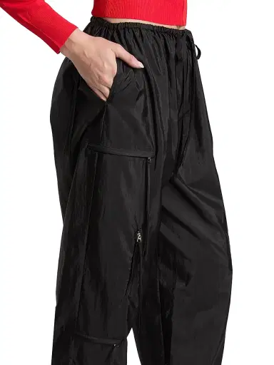 Brandon Maxwell Women's The Scout Nylon-Silk Cargo Pants | Thumbnail 6 Brandon Maxwell Women's The Scout Nylon-Silk Cargo Pants | Thumbnail 6