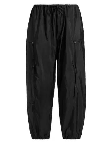 Brandon Maxwell Women's The Scout Nylon-Silk Cargo Pants | Thumbnail 1 Brandon Maxwell Women's The Scout Nylon-Silk Cargo Pants | Thumbnail 1
