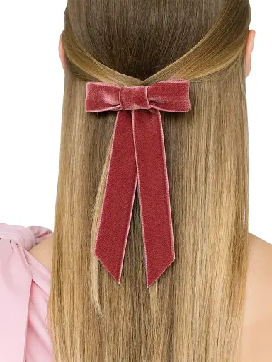 Jennifer Behr Women's Core Velvet Bow Barrette | Thumbnail 2 Jennifer Behr Women's Core Velvet Bow Barrette | Thumbnail 2