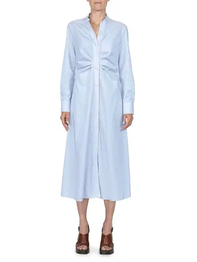 Callas Milano Women's Genny Longsleeve Shirt Dress - Pale Blue | Thumbnail 2 Callas Milano Women's Genny Longsleeve Shirt Dress - Pale Blue | Thumbnail 2