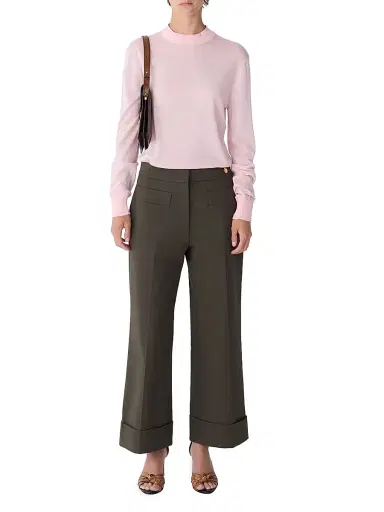 Callas Milano Women's Brody Cropped-Cuff Pants - Forest | Thumbnail 2 Callas Milano Women's Brody Cropped-Cuff Pants - Forest | Thumbnail 2