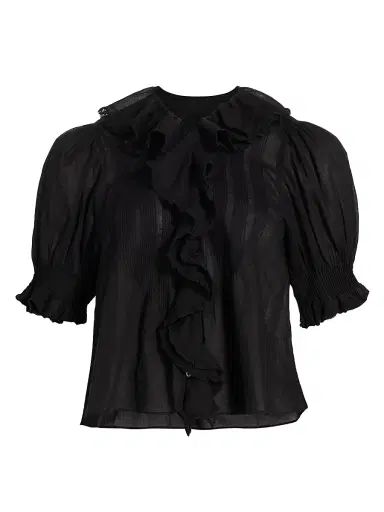 DÔEN Women's Henri Ruffled Top | Thumbnail 1 DÔEN Women's Henri Ruffled Top | Thumbnail 1