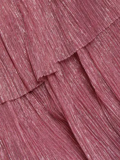Sabina Musáyev Women's Monique Belted Metallic Knit Minidress - Antique Rose | Thumbnail 8 Sabina Musáyev Women's Monique Belted Metallic Knit Minidress - Antique Rose | Thumbnail 8
