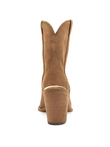 Partlow Women's Leigh Anne 90MM Suede Ankle Booties - Brown | Thumbnail 4 Partlow Women's Leigh Anne 90MM Suede Ankle Booties - Brown | Thumbnail 4