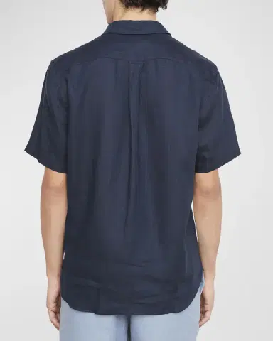 Vince Men's Linen Sport Shirt | Thumbnail 3 Vince Men's Linen Sport Shirt | Thumbnail 3