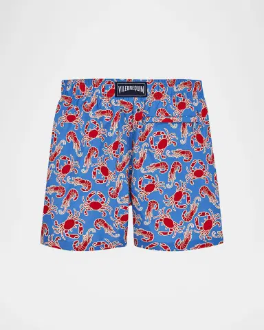 Vilebrequin Boy 's Graphic Crab & Lobster-Print Shorts, Size 2-1 | Thumbnail 2 Vilebrequin Boy 's Graphic Crab & Lobster-Print Shorts, Size 2-1 | Thumbnail 2