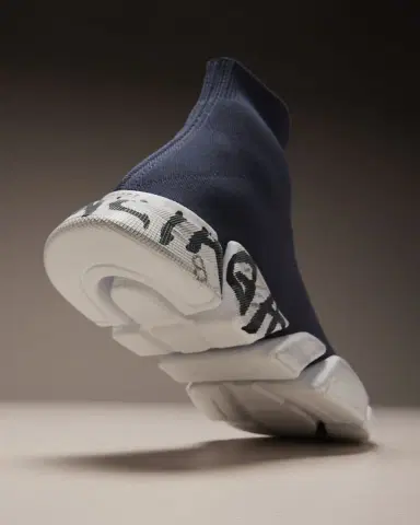Balenciaga Men's Speed 2.0 Lt Graffiti Logo Knit Sneakers | Thumbnail 4 Balenciaga Men's Speed 2.0 Lt Graffiti Logo Knit Sneakers | Thumbnail 4