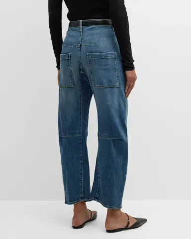 Nili Lotan Emerson Wide-Leg Faded Denim Jeans | Thumbnail 3 Nili Lotan Emerson Wide-Leg Faded Denim Jeans | Thumbnail 3