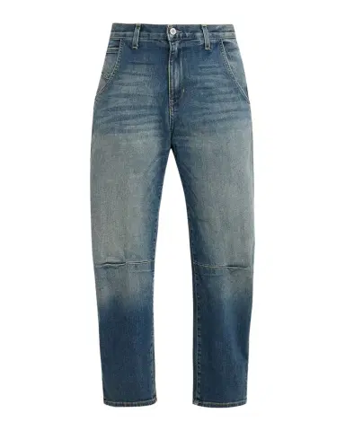 Nili Lotan Emerson Wide-Leg Faded Denim Jeans | Thumbnail 1 Nili Lotan Emerson Wide-Leg Faded Denim Jeans | Thumbnail 1