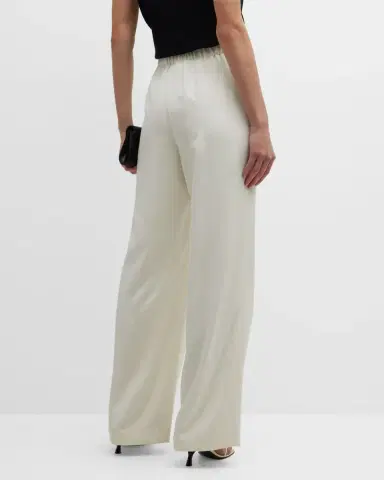 Lafayette 148 New York Perry Wide-Leg Stretch Silk Pants | Thumbnail 3 Lafayette 148 New York Perry Wide-Leg Stretch Silk Pants | Thumbnail 3
