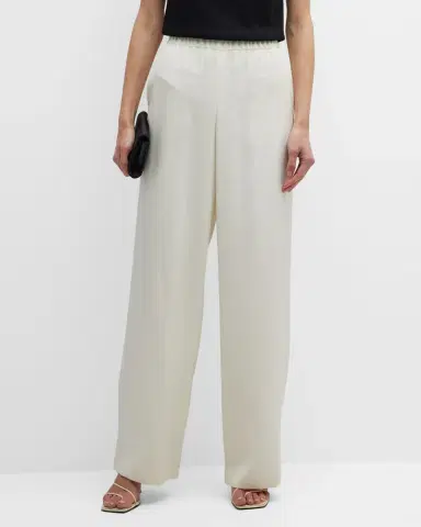 Lafayette 148 New York Perry Wide-Leg Stretch Silk Pants | Thumbnail 4 Lafayette 148 New York Perry Wide-Leg Stretch Silk Pants | Thumbnail 4