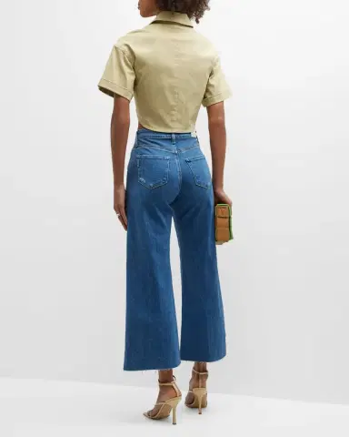 PAIGE Anessa Wide-Leg Cropped Jeans | Thumbnail 3 PAIGE Anessa Wide-Leg Cropped Jeans | Thumbnail 3