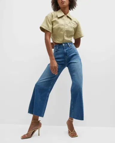 PAIGE Anessa Wide-Leg Cropped Jeans | Thumbnail 7 PAIGE Anessa Wide-Leg Cropped Jeans | Thumbnail 7
