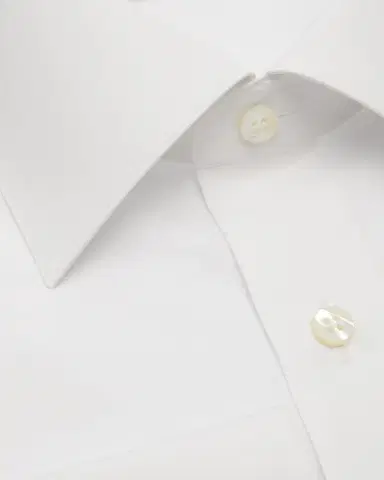 Stefano Ricci Men's Solid Barrel-Cuff Dress Shirt | Thumbnail 2 Stefano Ricci Men's Solid Barrel-Cuff Dress Shirt | Thumbnail 2