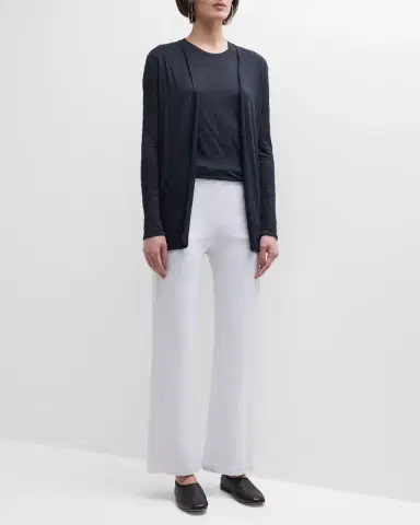 MAJESTIC FILATURES Stretch Linen Open-Front Cardigan | Thumbnail 2 MAJESTIC FILATURES Stretch Linen Open-Front Cardigan | Thumbnail 2