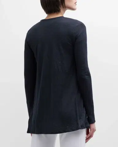 MAJESTIC FILATURES Stretch Linen Open-Front Cardigan | Thumbnail 3 MAJESTIC FILATURES Stretch Linen Open-Front Cardigan | Thumbnail 3