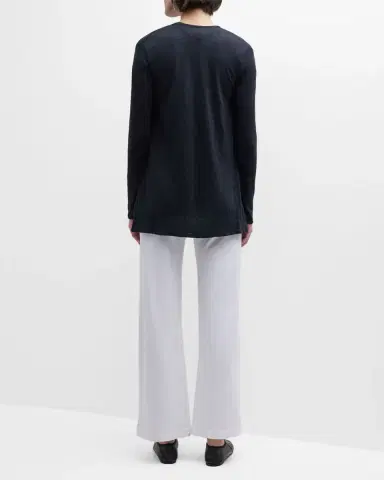 MAJESTIC FILATURES Stretch Linen Open-Front Cardigan | Thumbnail 6 MAJESTIC FILATURES Stretch Linen Open-Front Cardigan | Thumbnail 6