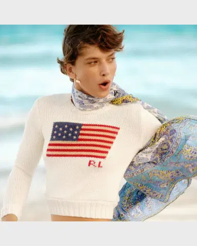 Polo Ralph Lauren Flag Cotton Crewneck Sweater | Thumbnail 6 Polo Ralph Lauren Flag Cotton Crewneck Sweater | Thumbnail 6