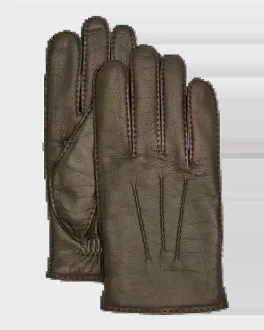 Agnelle Men 's Patina Leather Gloves | Thumbnail 2 Agnelle Men 's Patina Leather Gloves | Thumbnail 2