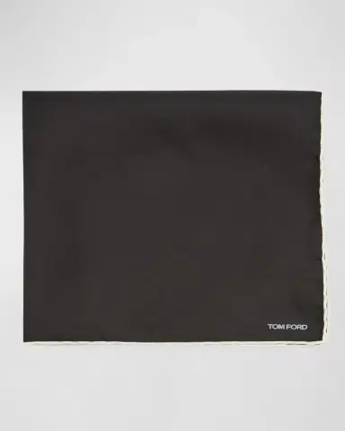 Tom Ford Men's Silk Pocket Square | Thumbnail 3 Tom Ford Men's Silk Pocket Square | Thumbnail 3