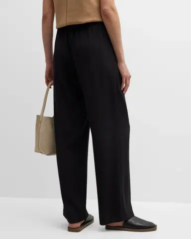 Lafayette 148 New York Perry Wide-Leg Stretch Silk Pants | Thumbnail 3 Lafayette 148 New York Perry Wide-Leg Stretch Silk Pants | Thumbnail 3