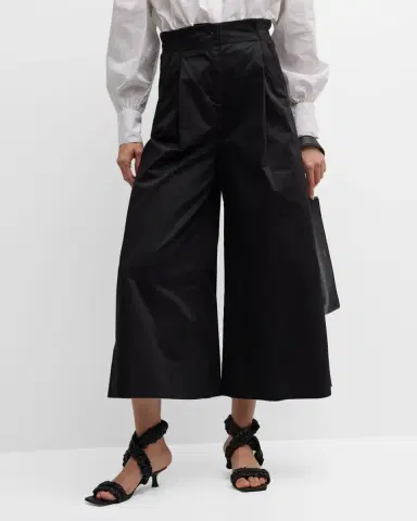 Merlette Sargent Embroidered Pleated Wide-Leg Pants | Thumbnail 3 Merlette Sargent Embroidered Pleated Wide-Leg Pants | Thumbnail 3