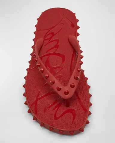 Christian Louboutin Loubi Donna Spike Flip Flops | Thumbnail 5 Christian Louboutin Loubi Donna Spike Flip Flops | Thumbnail 5