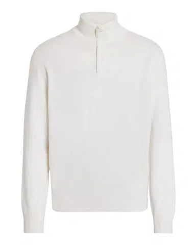 ZEGNA Men's Oasi Cashmere Zip Mock Neck Sweater | Thumbnail 1 ZEGNA Men's Oasi Cashmere Zip Mock Neck Sweater | Thumbnail 1