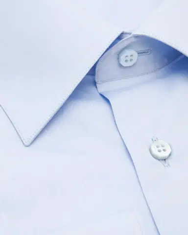 Stefano Ricci Men's Solid Barrel-Cuff Dress Shirt | Thumbnail 5 Stefano Ricci Men's Solid Barrel-Cuff Dress Shirt | Thumbnail 5