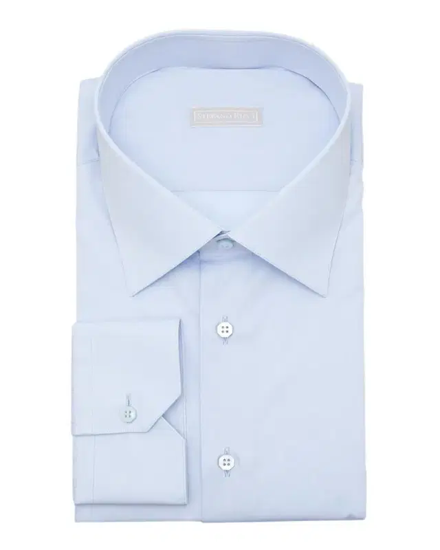 Men's Solid Barrel-Cuff Dress Shirt Men's Solid Barrel-Cuff Dress Shirt