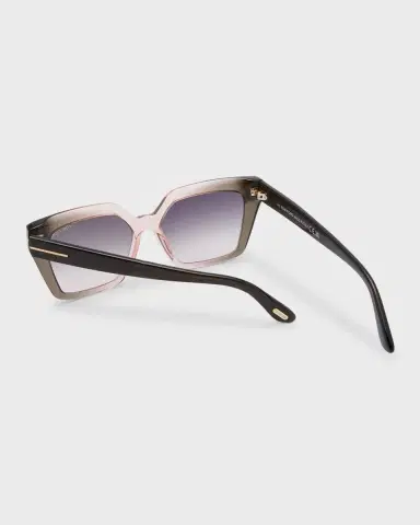 Tom Ford Winona Transparent Two-Tone Acetate Cat-Eye Sunglasses | Thumbnail 2 Tom Ford Winona Transparent Two-Tone Acetate Cat-Eye Sunglasses | Thumbnail 2
