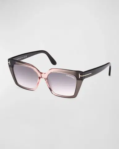 Tom Ford Winona Transparent Two-Tone Acetate Cat-Eye Sunglasses | Thumbnail 3 Tom Ford Winona Transparent Two-Tone Acetate Cat-Eye Sunglasses | Thumbnail 3