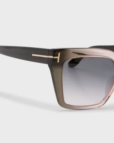 Tom Ford Winona Transparent Two-Tone Acetate Cat-Eye Sunglasses | Thumbnail 4 Tom Ford Winona Transparent Two-Tone Acetate Cat-Eye Sunglasses | Thumbnail 4