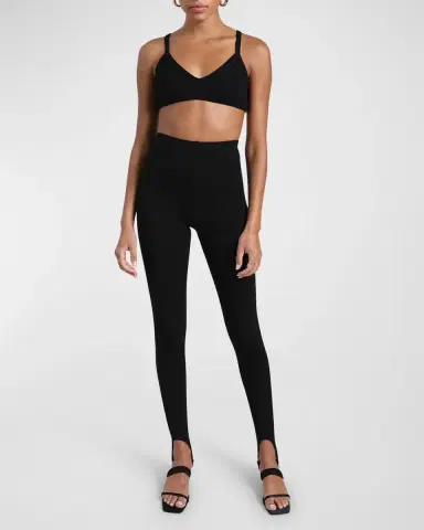 LESET Rio High-Rise Slim Stirrup Pants | Thumbnail 3 LESET Rio High-Rise Slim Stirrup Pants | Thumbnail 3