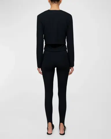 LESET Rio High-Rise Slim Stirrup Pants | Thumbnail 4 LESET Rio High-Rise Slim Stirrup Pants | Thumbnail 4