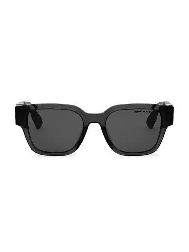 Dior Men's Oblique S1I 53MM Square Sunglasses - Dark Grey Dark Grey | Thumbnail 2 Dior Men's Oblique S1I 53MM Square Sunglasses - Dark Grey Dark Grey | Thumbnail 2