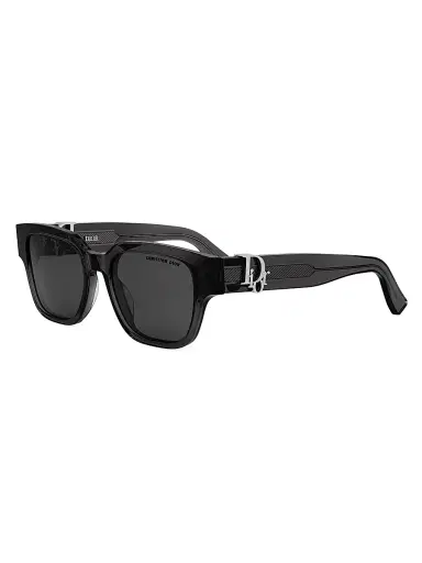 Dior Men's Oblique S1I 53MM Square Sunglasses - Dark Grey Dark Grey | Thumbnail 1 Dior Men's Oblique S1I 53MM Square Sunglasses - Dark Grey Dark Grey | Thumbnail 1