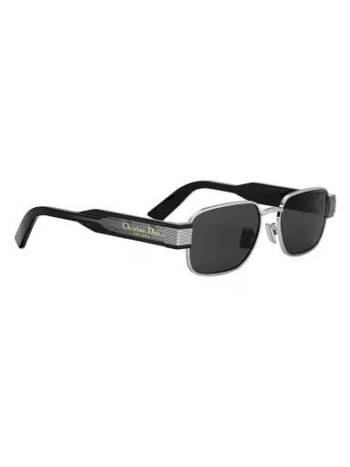 Dior Men's Christian Label S2U 54MM Rectangular Sunglasses - Black | Thumbnail 8 Dior Men's Christian Label S2U 54MM Rectangular Sunglasses - Black | Thumbnail 8