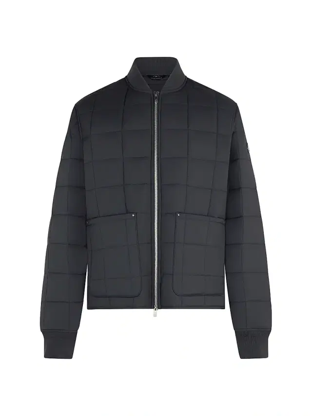 Men's Shell Jackets Walker Liner Quilted Puffer Bomber Jacket - Cement Men's Shell Jackets Walker Liner Quilted Puffer Bomber Jacket - Cement