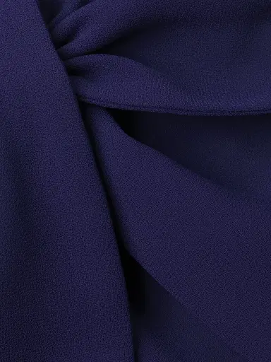 Shani Women's Twisted Bow Crepe Cocktail Dress - Blue | Thumbnail 6 Shani Women's Twisted Bow Crepe Cocktail Dress - Blue | Thumbnail 6